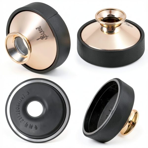 Alto Sax Mute ALOMEJOR Plastic Gold for E♭-1