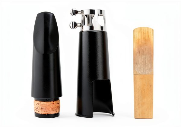 Clarinet Mouthpiece Plastic Black B Flat-1