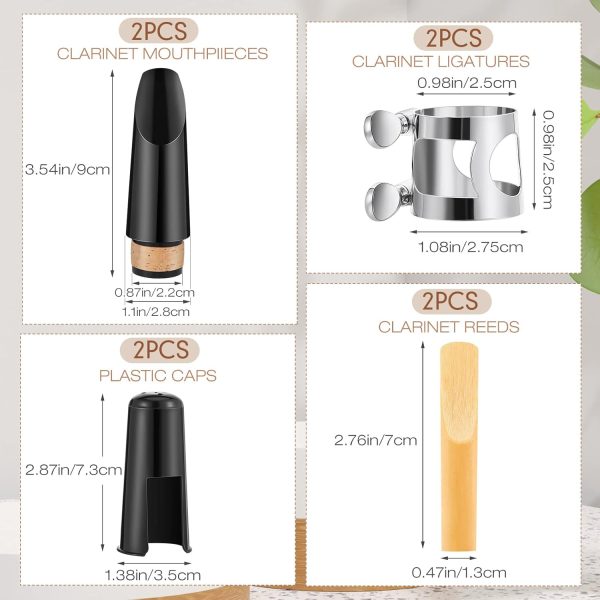 Lee-Fiada Clarinet Mouthpiece Kit B Flat Metal-1