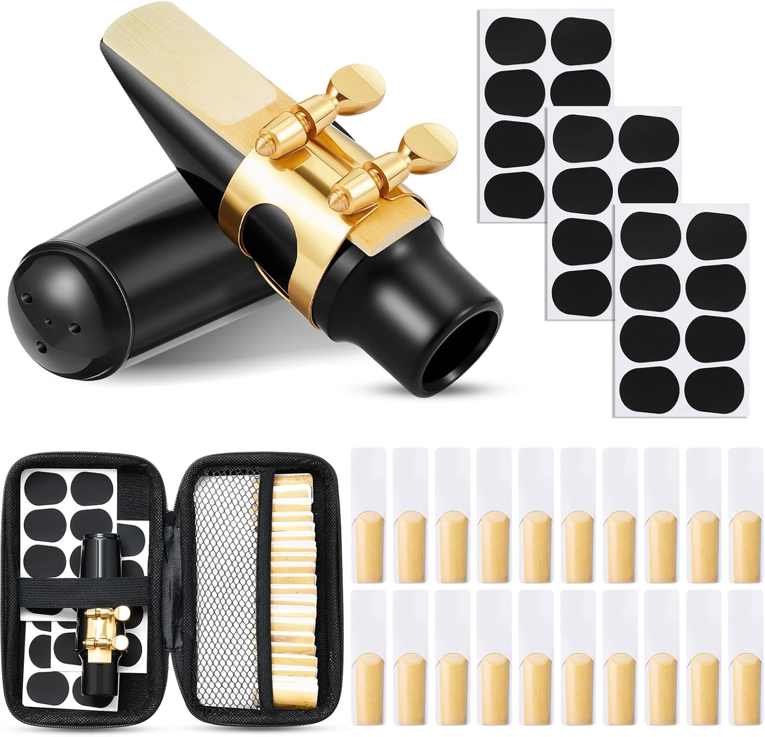 Alto Saxophone Accessories Kit contents