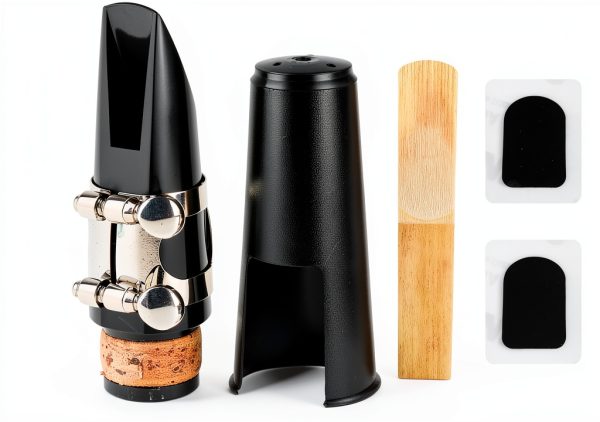 Clarinet Mouthpiece Plastic Black B Flat-6