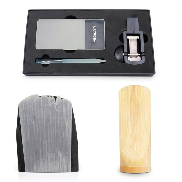 Saxophone Reed Care Kit MusicPro Black Glass Trim-3