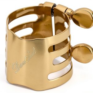 Gold Tenor Saxophone Ligature Metal Saxophone Parts-0