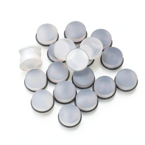 Flute Plug Soft Rubber Cover by Pavo 7mm Clear-0