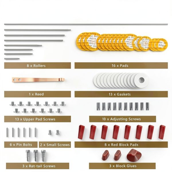 Flute Repair Kit by Tbestvnos58he0b Musical Instrument-1
