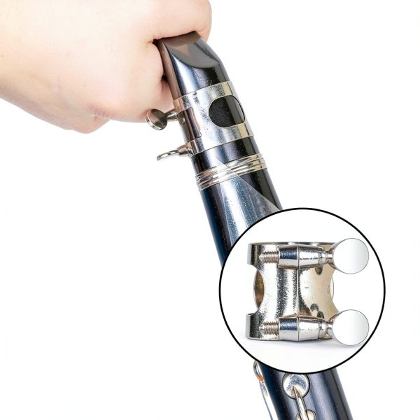 Pavo Clarinet Mouthpiece Ligature Silver B Flat-5