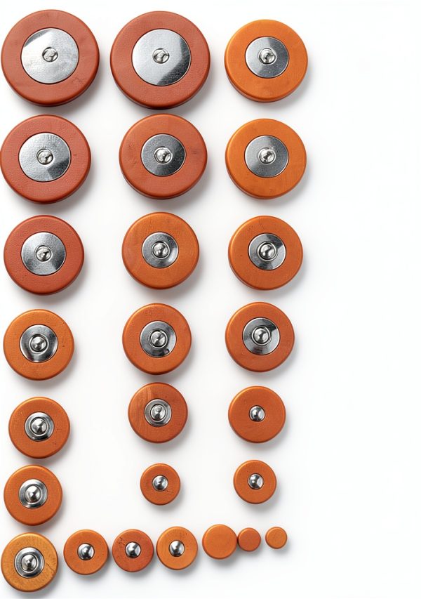 Alto Sax Pads Replacements Brown Metal-2
