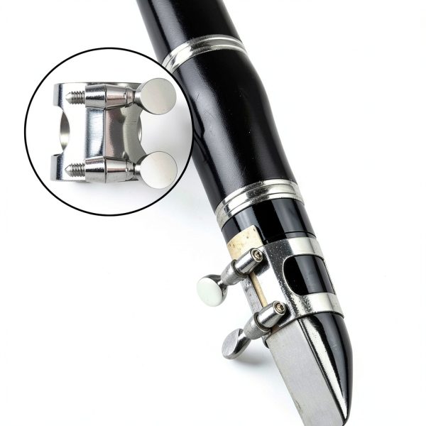 Pavo Clarinet Mouthpiece Ligature Silver B Flat-3