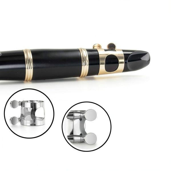 Pavo Clarinet Mouthpiece Ligature Silver B Flat-2
