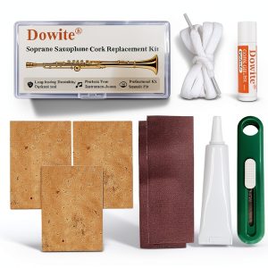Saxophone Cork Repair Kit SaxCork Soprano & Tenor Sax 3 Cork Pieces-0