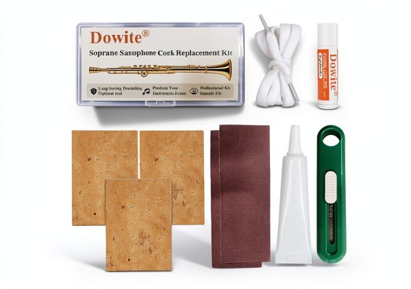 Saxophone Cork Repair Kit SaxCork Soprano & Tenor Sax 3 Cork Pieces-0