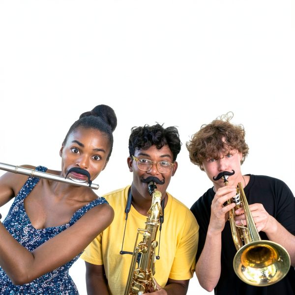AB1G Saxophone Neck Mustache 2-Pack Alto & Tenor/Bari Urethane-5