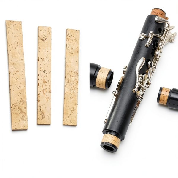 Clarinet Cork Replacement Kit Honey Burst Set with Premium Cork-3