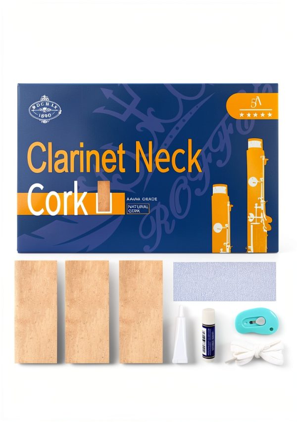 Clarinet Cork Replacement Kit Honey Burst Set with Premium Cork-0